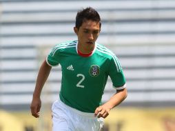 Francisco Flores Ibarra durante sesión de entrenamiento del Tri Sub-17. MEXSPORT  /