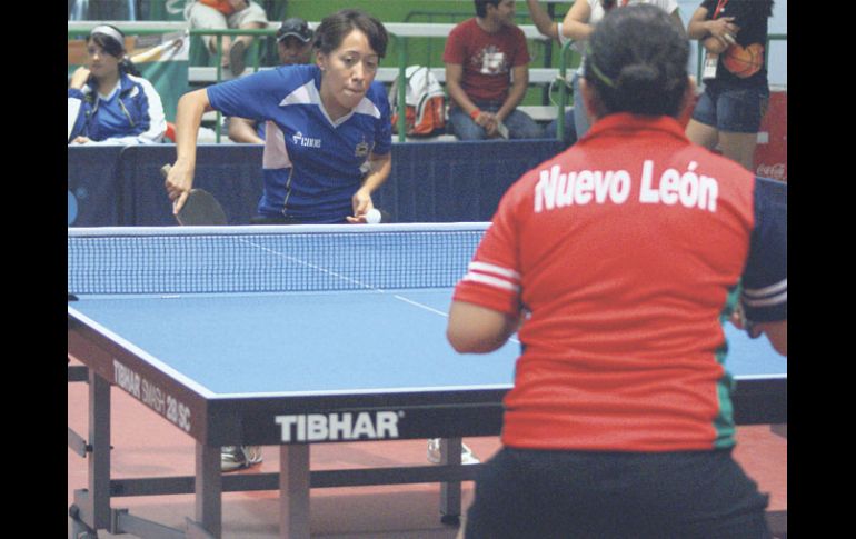 El tenis de mesa ya no fue dominado por Jalisco. ESPECIAL  /