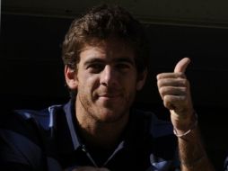 Juan Martín del Potro aseguró en su cuenta de Twiiter estar listo para el torneo de París. AFP  /