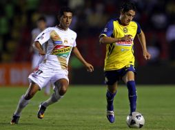 El americanista Angel Reyna durante el partido ante Monarcas. MEXSPORT  /