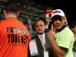 El boxeador mexicano, Juan Manuel Márquez, en Las Vegas, Nevada. MEXSPORT  /