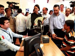 Francisco Blake Mora, en la sede del Instituto Nacional de Migración, en Chiapas. EL UNIVERSAL  /