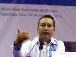 Durante una gira por Chiapas, Francisco Blake Mora participó en un seminario sobre la nueva Ley de Migración. EL UNIVERSAL  /