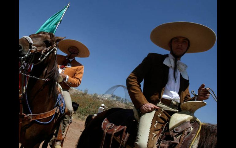 El recorrido se realizó por el aniversario número 11 de la canonización de 25 nuevos santos mexicanos. A. HINOJOSA  /