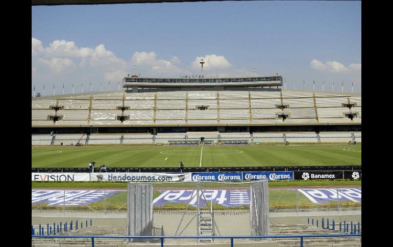 Vista del palomar del estadio Olímpico Universitario. MEXSPORT  /