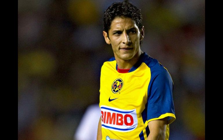 El americanista Angel Reyna durante el partido ante Morelia. MEXSPORT  /