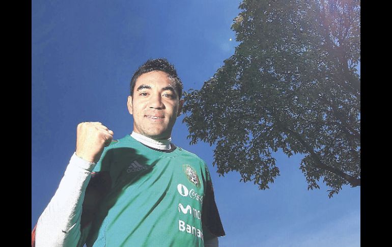 Marco Fabián cuenta con la confianza de Luis Fernando Tena para formar parte del equipo que disputará la Copa América. MEXSPORT  /