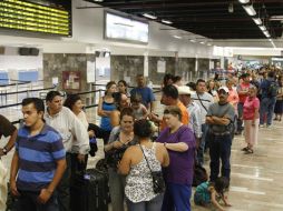 Dos mil usuarios en Jalisco se vieron afectados por los retrasos en Aeroméxico. E PACHECO  /