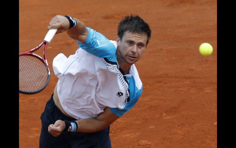 Robin Soderling en acción frente a Albert Ramos. AFP  /