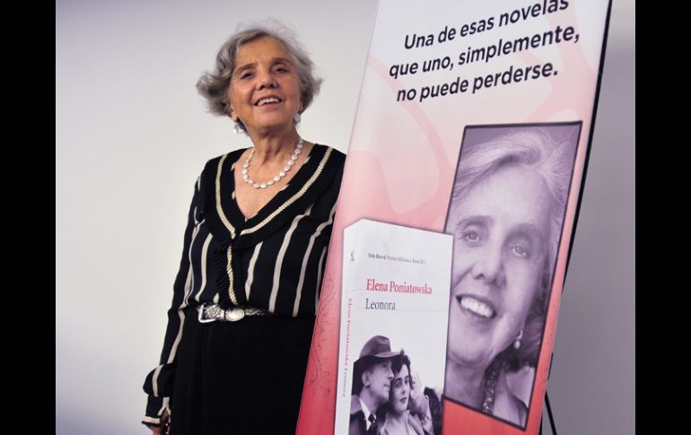 Poniatowska se dijo feliz por haber escrito ''Leonora'', (México, 2011) biografía de Leonora Carrington. EFE  /