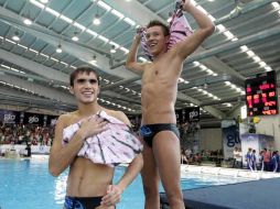 Iván García y Germán Sánches estarán presentes en el Mundial de Natación en China. MEXSPORT  /