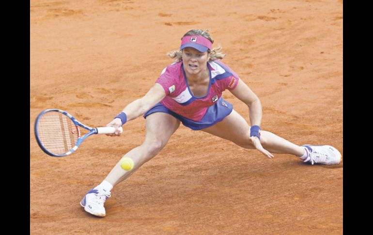 Kim Clijsters no supo explicar la caída tan abrupta en el partido de ayer. REUTERS  /