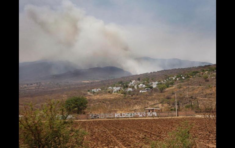 Semades confirma que las condiciones actuales son a causa del incendio desatado en Cerro Viejo. E. PACHECO  /