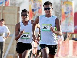 El marchista mexicano, Éder Sánchez, durante caminata celebrada en Chihuahua. MEXSPORT  /