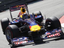 Vettel durante la última carrera del Gran Premio de Mónaco donde se adjudicó la victoria. AP  /