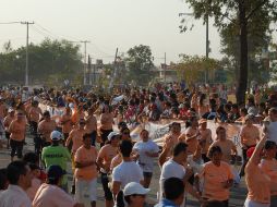 Desde muy temprano mujeres asistieron al Parque Metropolitano para participar en la séptima edición de la carrera. ESPECIAL  /