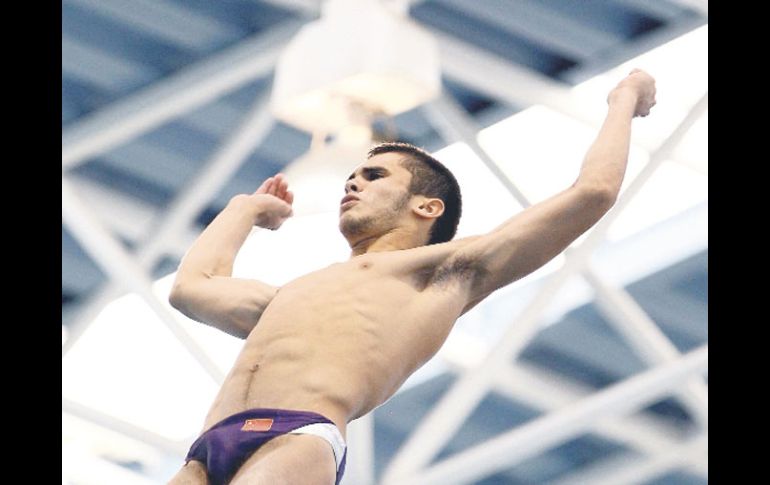 Iván García fue uno de los clavadistas jaliscienses que clasificó al Campeonato Mundial de Natación FINA. MEXSPORT  /