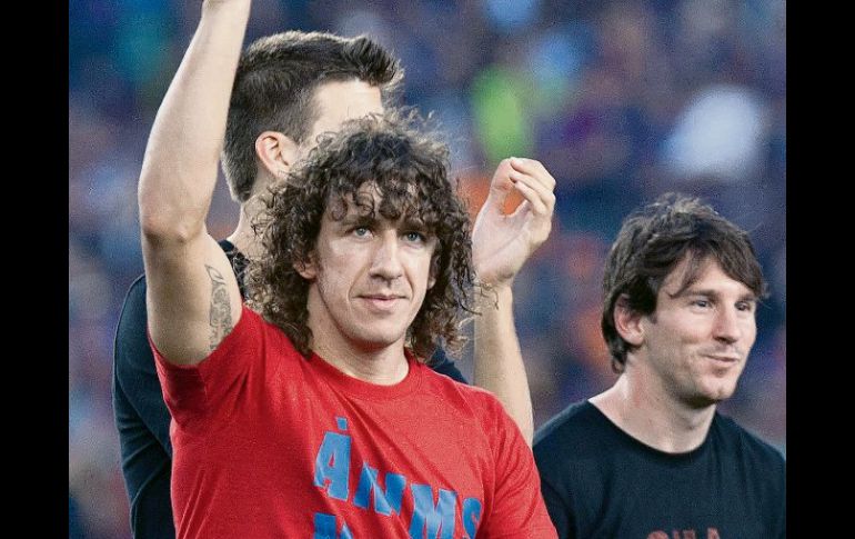 El defensa catalán, Carles Puyol, sólo jugó unos minutos en la final de la Champions.EL PAISNTX  /