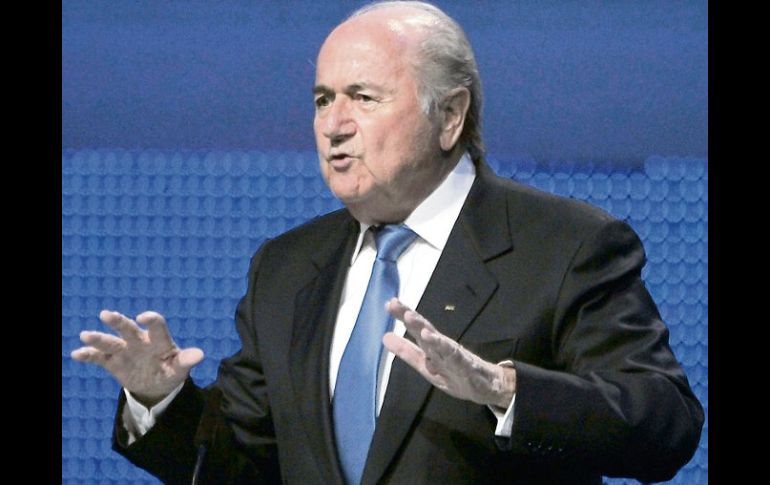 Joseph Blatter inauguró la edición 61 del Congreso de la FIFA en un ambiente de incertidumbre para el organismo.AP  /