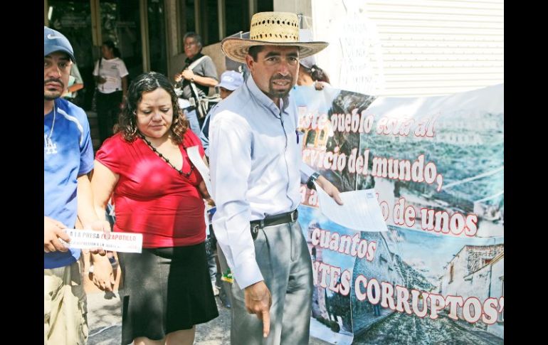 Habitantes de Temacapulín, Acasico y Palmarejo demandan la cancelación de la Presa El Zapotillo. A. GARCÍA  /