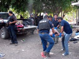 El pasado fin de semana, en el lugar donde se ubicaban los cuerpos, murieron 15 sicarios en enfrentamiento. AFP  /