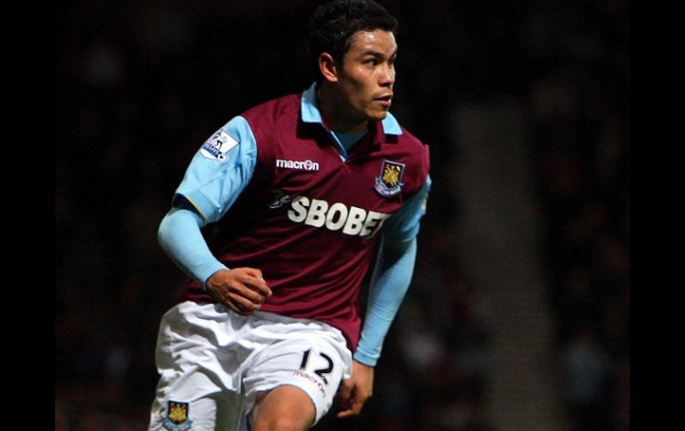 Pablo Barrera en un partido del West Ham. MEXSPORT  /