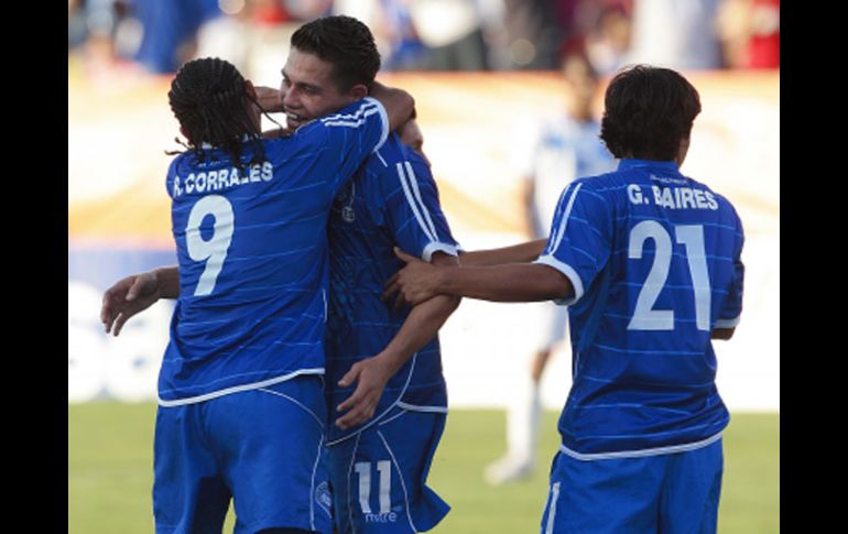 Los jugadores de la Selección de El Salvador cerraron su preparación en los Estados Unidos. AFP  /