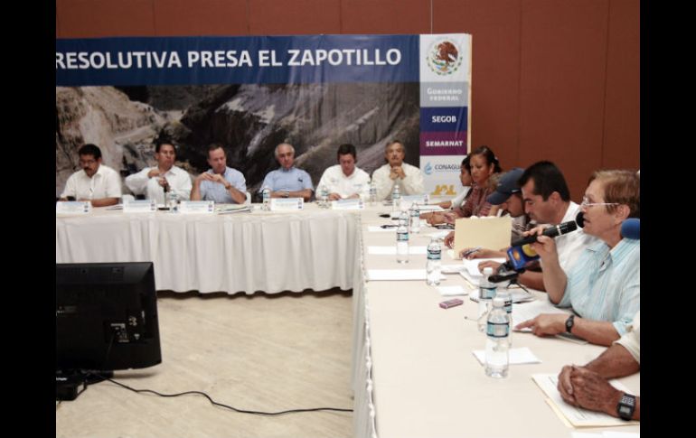 El día de ayer, se celebró la mesa de diálogo resolutiva en torno al tema de la Presa El Zapotillo. E. BARRERA  /