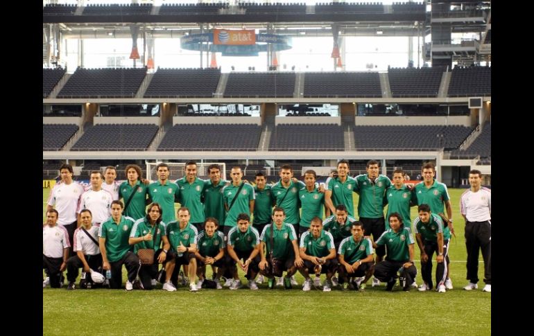 La selección mexicana está lista para su primer juego en la Copa Oro 2011.MEXSPORT  /