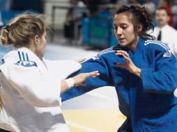 La judoka tapatía, Edna Carillo (der.), ganó bronce en el anterior Panamericano de la especialidad. MEXSPORT  /