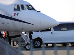 Jorge Hank Rhon fue trasladado de la Base Aérea Naval de Tijuana a la Ciudad de México, tras ser detenido. EL UNIVERSAL  /