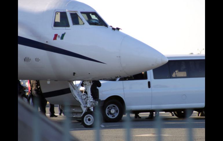 Jorge Hank Rhon fue trasladado de la Base Aérea Naval de Tijuana a la Ciudad de México, tras ser detenido. EL UNIVERSAL  /