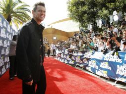 Jim Carrey a su llegada al evento del séptimo arte del canal de música. REUTERS  /