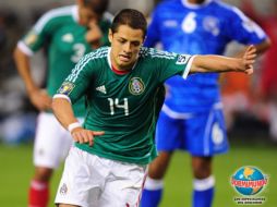 Javier 'Chicharito' Hernández muestró su apoyo a 'Sinha'. AFP  /