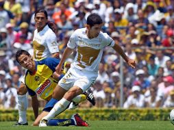 El mediocampista de Pumas, Israel Castro, tiene ofertas de Pachuca, Cruz Azul y Tigres. MEXSPORT  /