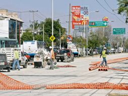 El Ayuntamiento tapatío confirmó que las obras en Ávila Camacho terminan en la primera semana de octubre. E. BARRERA  /