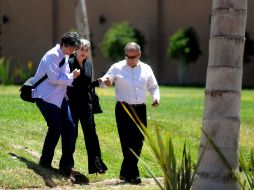 La esposa del ex alcalde de Tijuana intentó entrar a la casa un día antes; lo logró esta madrugada. NOTIMEX  /