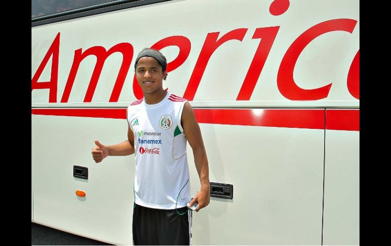 Giovani dos Santos se encuentra por el momento con la Selección en la Copa Oro. MEXSPORT  /