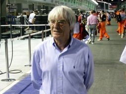 El jefe de la Fórmula Uno, Bernie Ecclestone asegura que esperan volver a Bahreín en el futuro. MEXSPORT  /