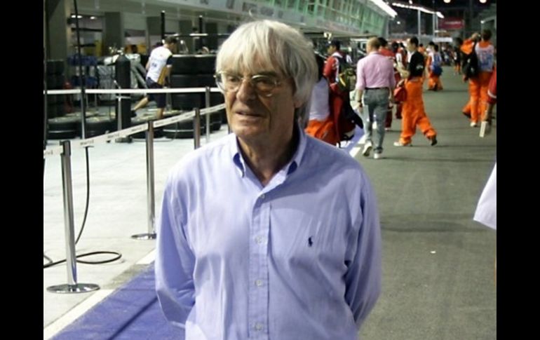 El jefe de la Fórmula Uno, Bernie Ecclestone asegura que esperan volver a Bahreín en el futuro. MEXSPORT  /