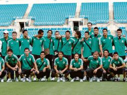 La Selección mexicana reconoció el campo en el que jugará hoy su segundo partido de la Copa Oro. MEXSPORT  /