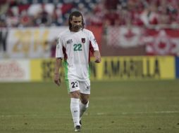 El jugador de la selección de Guadalupe, Mickael Tacalfred fue expulsado en el pasado duelo ante Panamá. EFE  /