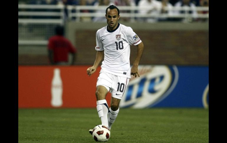 El volante de la Selección de Estados Unidos, Landon Donovan, durante el partido ante Canadá. MEXSPORT  /