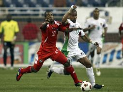 Luis Hernández de la Selección de Panamá, durante el partido ante Guadalupe. MEXSPORT  /