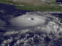 Foto satelital del huracán 'Adrián'. AFP  /