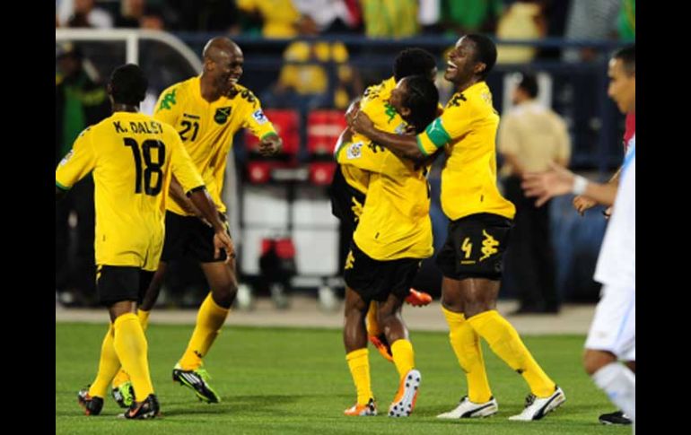 La Selección de Jamaica califica a cuartos de final de la Copa Oro. AFP  /