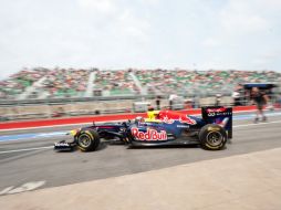 Sebastian Vettel durante el circuito de clasificación para el Gran Premio de Canadá. AFP  /