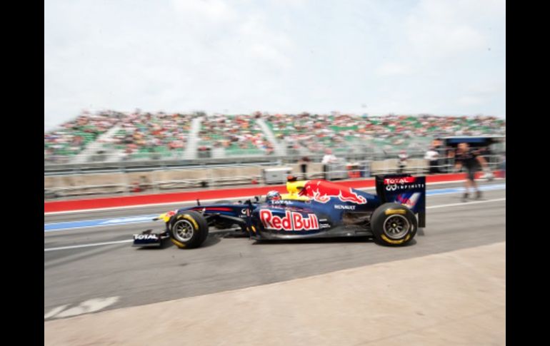 Sebastian Vettel durante el circuito de clasificación para el Gran Premio de Canadá. AFP  /