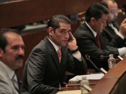 Felipe de Jesús Hernández pide la destitución de Enrique Aubry como coordinador de los diputados del Verde en el Congreso. ARCHIVO  /