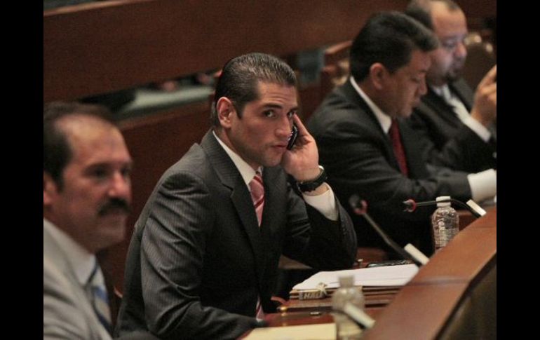 Felipe de Jesús Hernández pide la destitución de Enrique Aubry como coordinador de los diputados del Verde en el Congreso. ARCHIVO  /